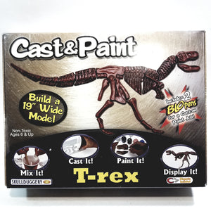 Skullduggery Cast & Paint Tyranosaurus Rex 19" Skeletal Cast & Mold Kit