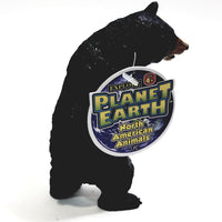 PLANET EARTH Black Bear Standing 4" North American Animals Plastic Figure
