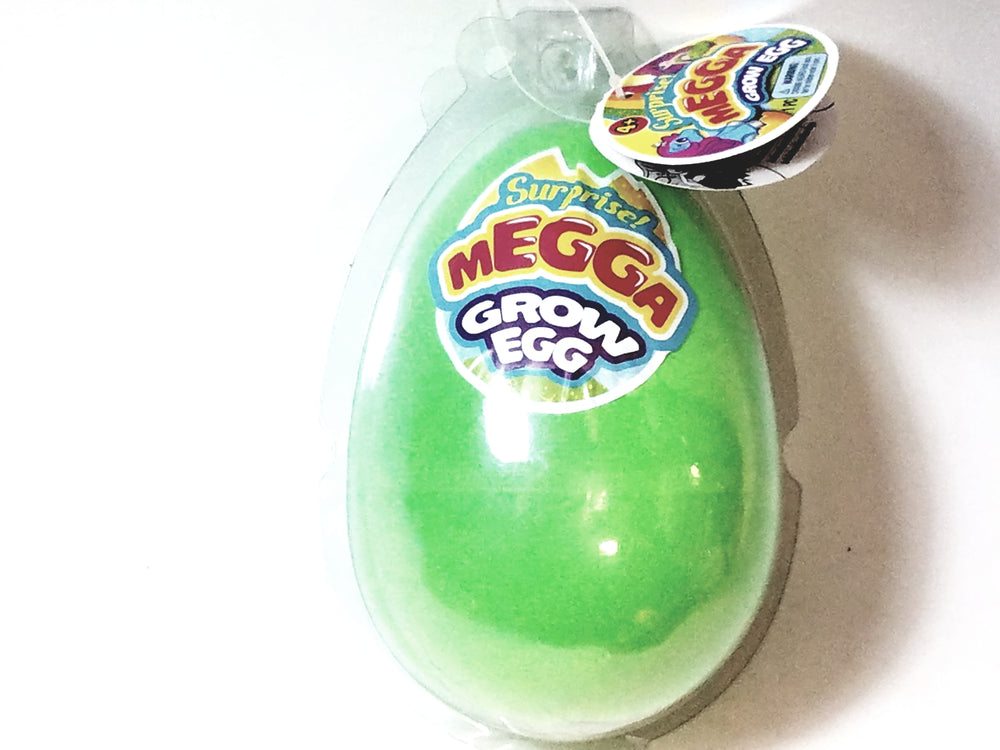 Surprise MEGGA Grow Egg Green Shell With Secret Toy (Unicorn Or Mermaid) Inside