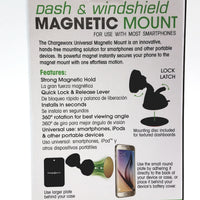 Charge Worx Universal Magnetic Windshield & Dash  Mount Fits Most Smartphones
