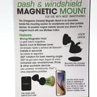Charge Worx Universal Magnetic Windshield & Dash  Mount Fits Most Smartphones