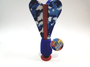 Rad Flyer Kool Fun Stick Em Rocket Blue Camouflage Suction Dart