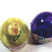One Love Unicorn Egg Doll Set Of 2 Yellow & Purple With Stickers