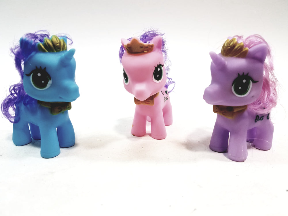Cathay Collections Fashion Dolls Cute Beauty Horse & Unicorn 3 Piece Doll Set