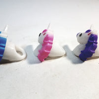 Unicorn Complete Set Of 3 Light Up Rings (Pink Purple Blue)