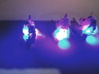 Unicorn Complete Set Of 3 Light Up Rings (Pink Purple Blue)
