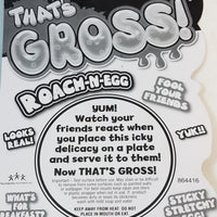 Thats Gross Fake Roach & Sunnyside Up Eggs Gag Joke Waterbug
