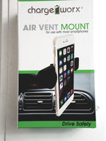 ChargeWorx Universal Air Vent Mount (Clamp Type)  Fits Most Smartphones
