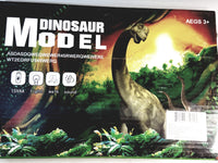 Prehistoric Dinosaur Model Green Brontosaurus B/O Walking 6" Dino Lights & Sound Figure
