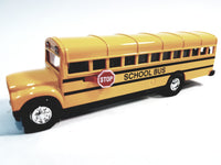 SF Toys Classic Yellow Public City School Bus 6.5" Diecast Commercial Passenger Vehicle
