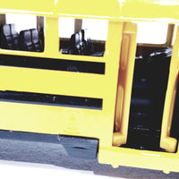 SF Toys Classic Large  Yellow Public City School Bus 8.5" Diecast Commercial Passenger Vehicle