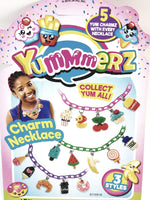 Yummmerz Plum Purple Charm Necklace & 5 Yum Charms Set with EZ Sizing
