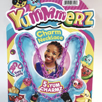 Yummmerz Plum Purple Charm Necklace & 5 Yum Charms Set with EZ Sizing