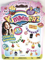 Yummmerz Lime Green Charm Bracelet & 3 Yum Charms Set with EZ Sizing
