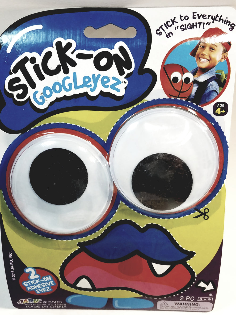Stick-On Googleyez Eyes Set Of 2 Huge Eyes