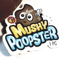Poo-Doo Mushy Poopster Brown Soft Stretchy Poop 6" Poo