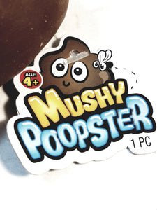 Poo-Doo Mushy Poopster Brown Soft Stretchy Poop 6" Poo