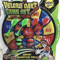 Velcro 7 Piece Soft 12" Target Dart Game Set Lecheng