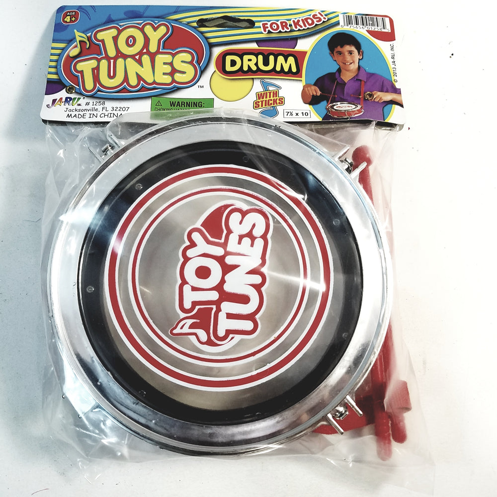 Toy Tunes Drum with Sticks Musical Instrument Toy for Kids