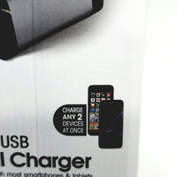 Charge Worx Dual USB Wall Charger (Block Only) Compatible 2.4 Amp Rapid Charger