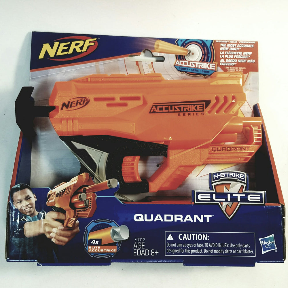 Nerf N-Strike Elite Accustrike Quadrant Dart Blaster (3) Darts Shoots 90'