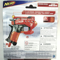 NERF MEGA BIGSHOCK Large Blaster (2) Darts
