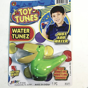 Toy Tunes Green Toucan Water Tunes Bird Instrument Toy for Kids