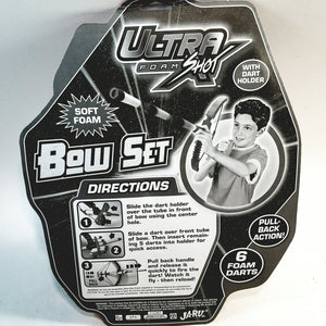 Ultra Foam Shot Crossbow Foam Blaster Toy Dart Gun with 6 Soft Foam Darts & Dart Holder