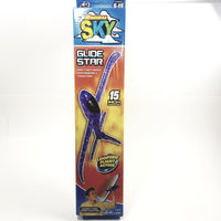 Radical Sky Glide Star Purple S-15 Dual Mode 15" Foam Airplane Indoor/Outdoor Toy
