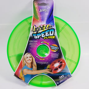 LightUp Lime Green Speed Flyer 9" Round Frisbee with Lights