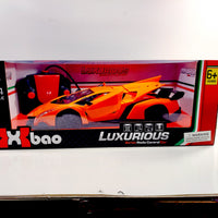 Luxury Racer Burnt Orange Lamborghini Car Remote Control 1/14 Scale Fully Functional 27MHZ R/C Car
