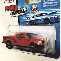 Maisto Fresh Metal Ford F-150 SVT Candy Apple Red Pickup  1/64 Scale Diecast Truck
