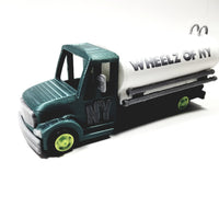 Wheelz Of NY Forest Green Transport White Tanker Lime Green Rims 3D Printed 6" Truck
