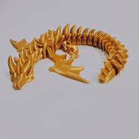 Flexi-Mech War Dragon Fully Articulated  3d Printed Mechanical Toy Choose Color
