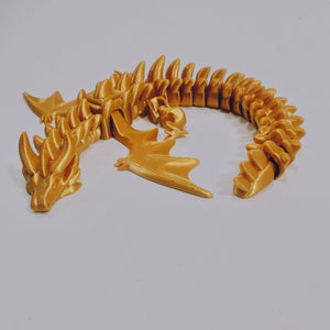 FlexiMech War Dragon Fully Articulated  3d Printed Mechanical Toy Choose Color