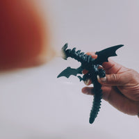 FlexiMech War Dragon Fully Articulated  3d Printed Mechanical Toy Choose Color