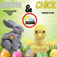 Flexi-Mech Baby Bunny & Chick Fidget Articulated & Mechanical Toys