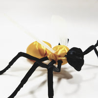 Flexi-Mech Wasp Fidget Articulated Large Winged Insect & Flexible Toy