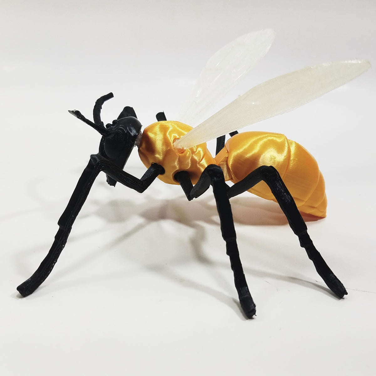 Flexi-Mech Wasp Fidget Articulated Large Winged Insect & Flexible Toy ...