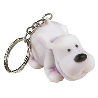 Pooping 2" Naughty Dog Figure With Keychain
