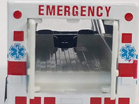 Showcast Rescue FDNY White Ford E-350 Medical Services Paramedic Ambulance No Decals
