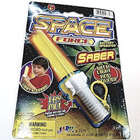 SPACE FORCE Miniature Flash Light Saber 2.75" Mini Light & Space Sword/Saber