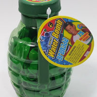 Water Bomb Army Green Grenade Encased 75 Piece Balloons
