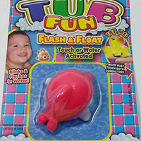 TUB FUN Pink Dolphin Light Up Water Toy Pool Or Bathtub LED Flashing