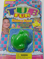 TUB FUN Green Frog Light Up Water Toy Pool Or Bathtub LED Flashing

