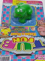 TUB FUN Green Frog Light Up Water Toy Pool Or Bathtub LED Flashing
