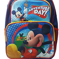 New Mickey Mouse Adventure Day Blue Large 16" School Bag/Knapsack/Backpack