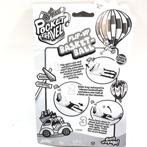 Pocket Travel Orange Mini Flip Up Basketball Hoops Portable 2 Player Game