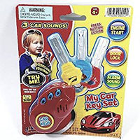 My First Car Keys Set 3 Buttons With 3 Car Sound Plastic Toddler/Baby Toy
